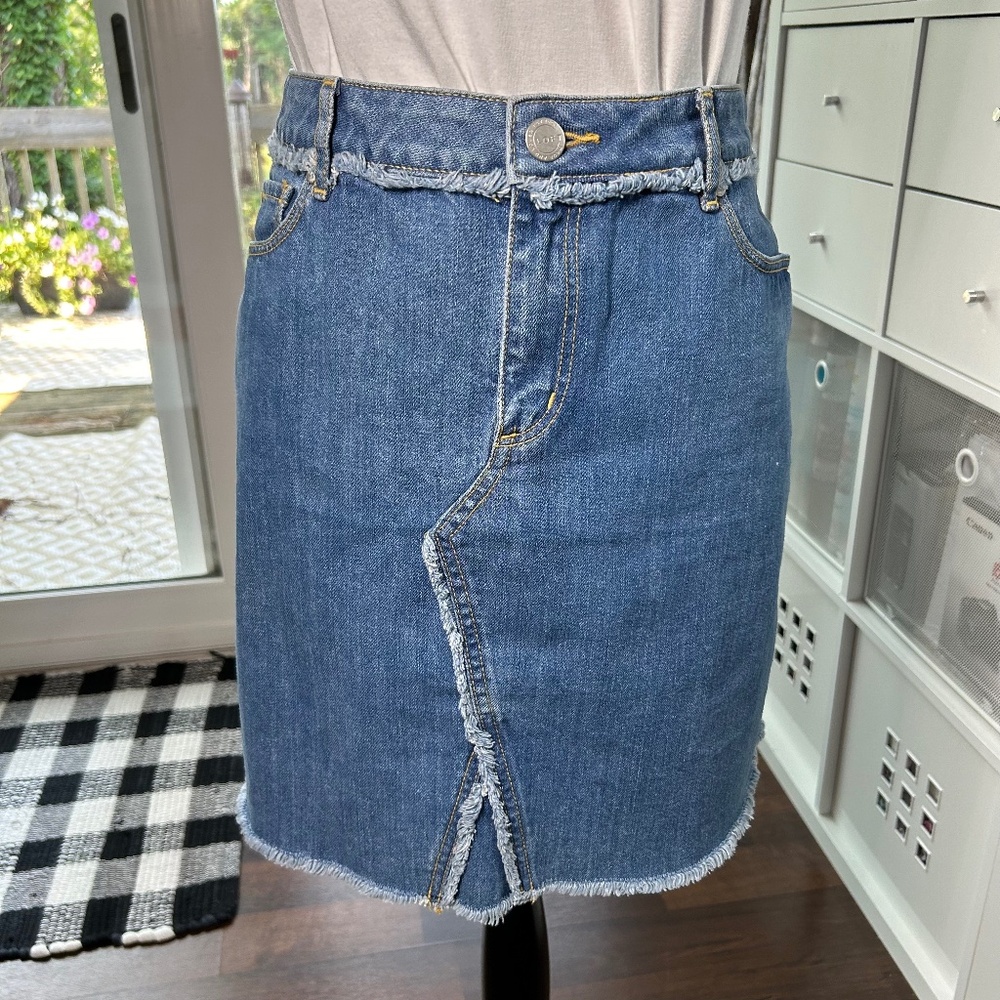 Loft Denim Skirt - 10